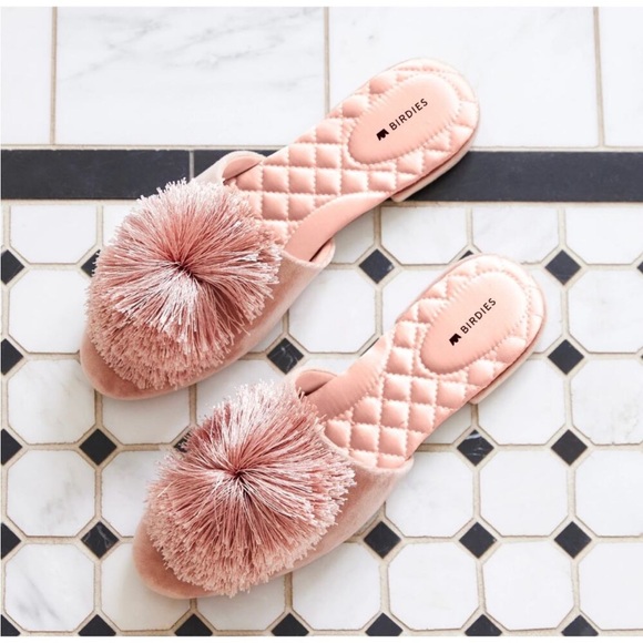 Birdies Shoes - BIRDIES The Songbird in Blush Slipper Blush Size 7.5